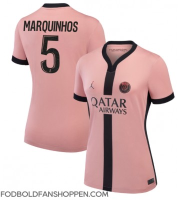 Paris Saint-Germain Marquinhos #5 Tredjetrøje Dame 2024-25 Kortærmet